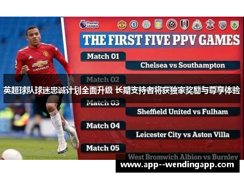 英超球队球迷忠诚计划全面升级 长期支持者将获独家奖励与尊享体验