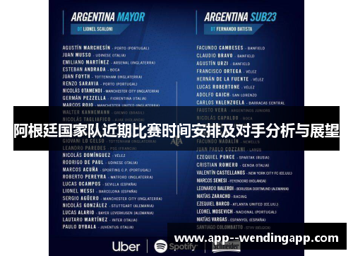 阿根廷国家队近期比赛时间安排及对手分析与展望